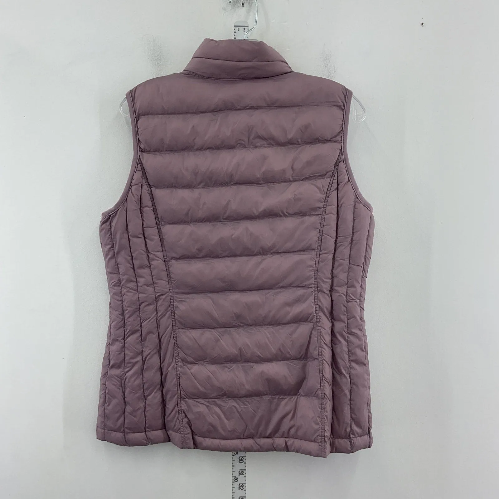 32 Degree Heat Women's Medium Full Zip Winter Pink Nylon Quilted Vest