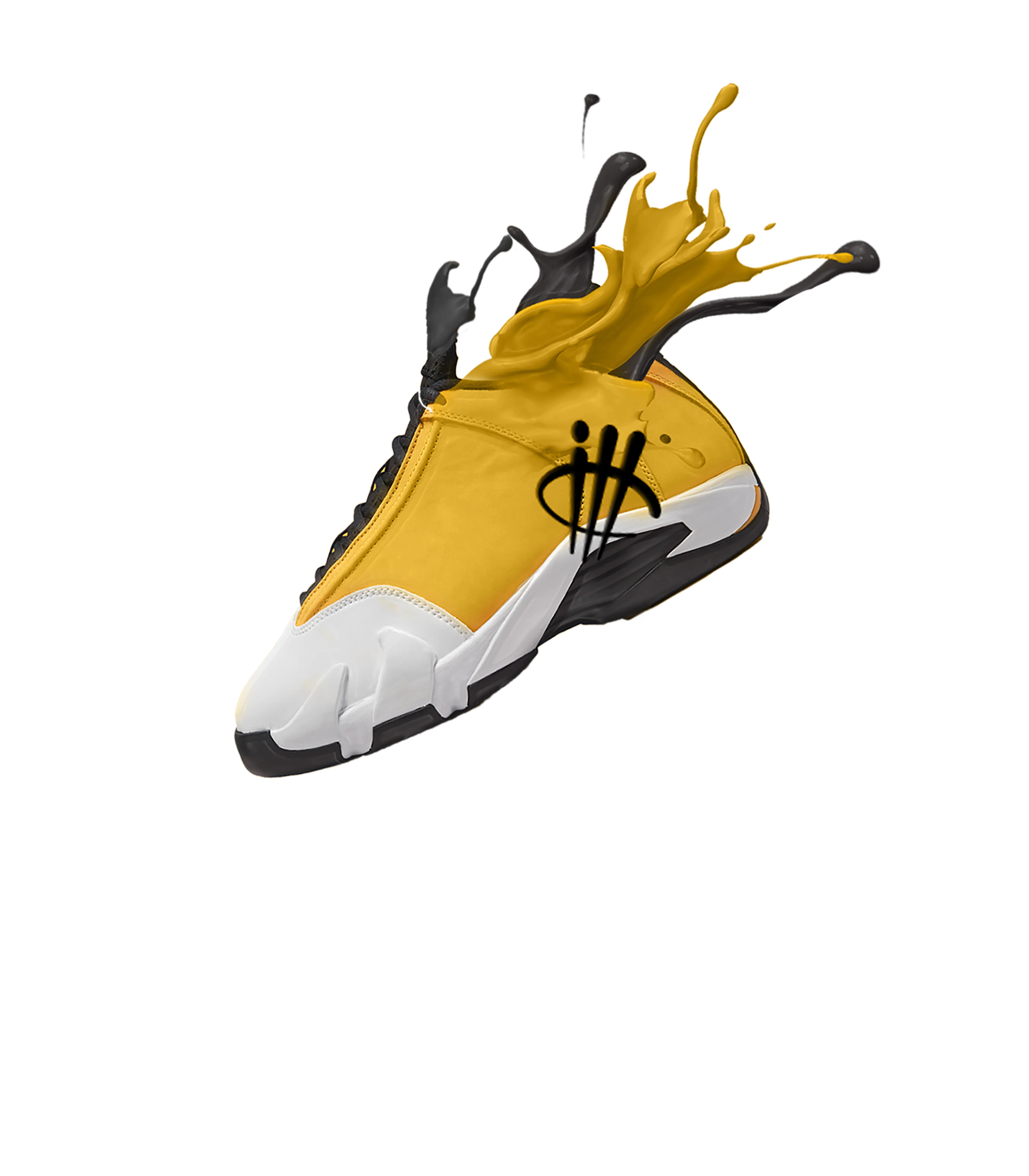 Air Jordan 14 “Light Ginger” White T-Shirt (splash)