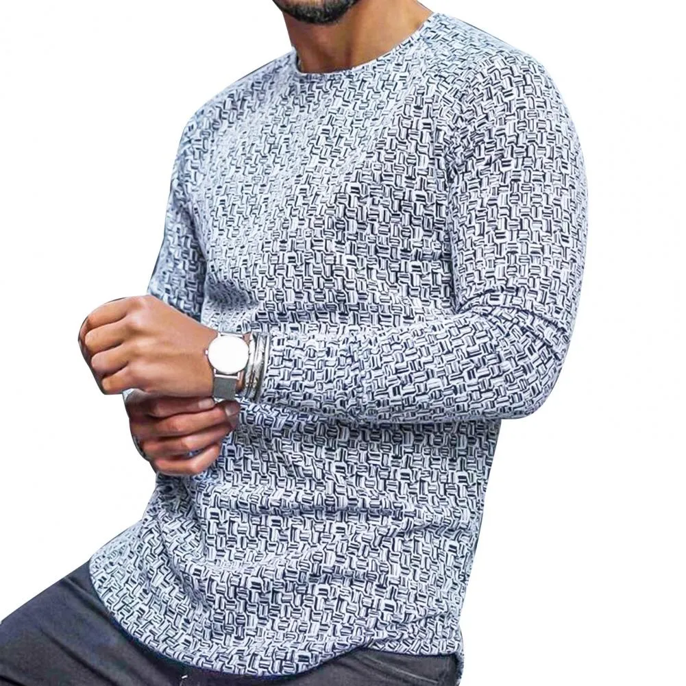 Angelo Ricci™ Blend Stripe Plaid Streetwear Pullover
