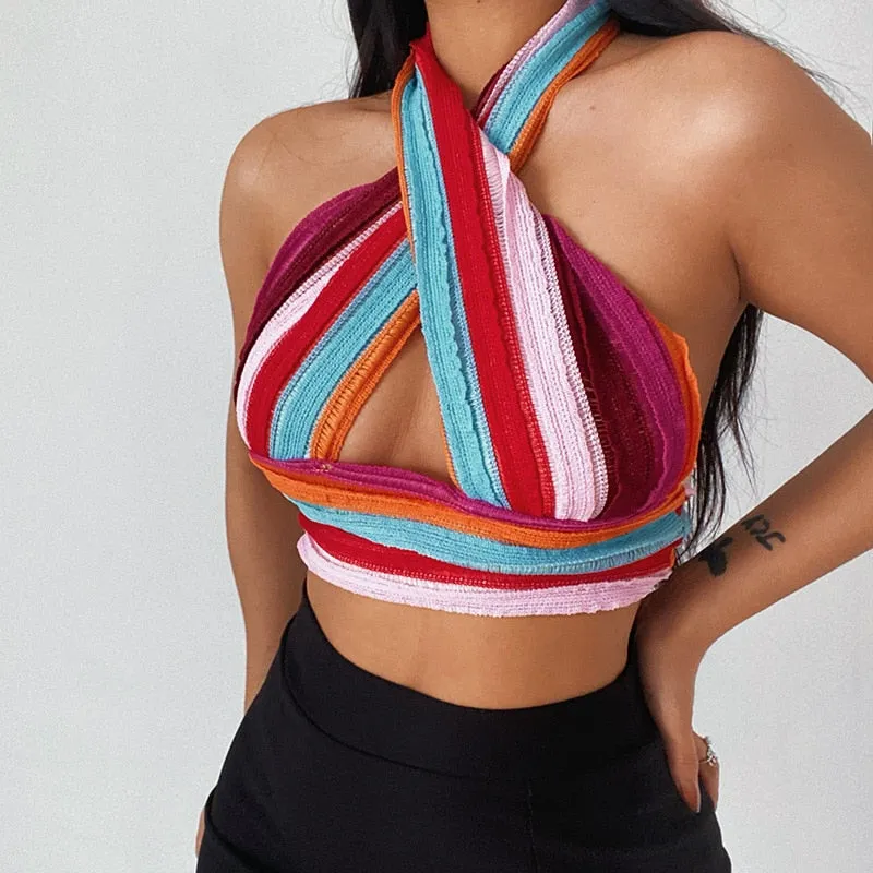 Backless Cami Crop Top