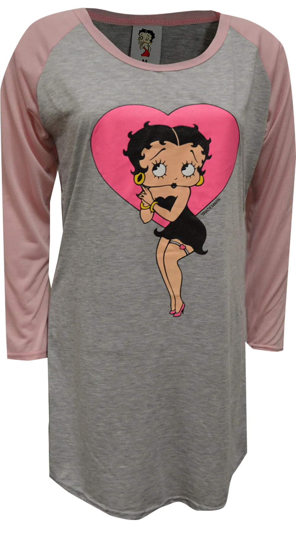 Betty Boop Little Black Dress Nightshirt