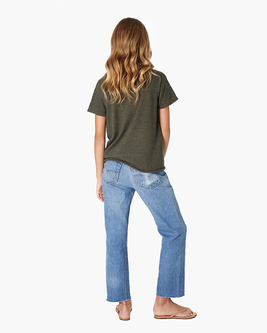 Cashmere Classic Tee - Moss