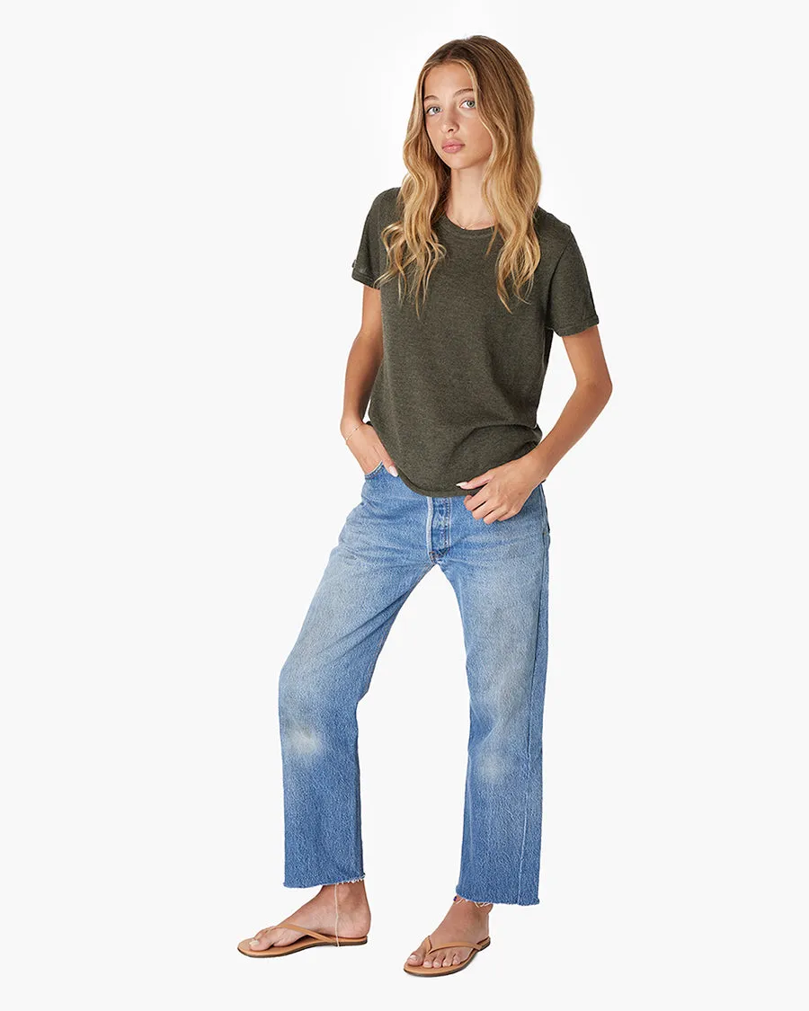 Cashmere Classic Tee - Moss
