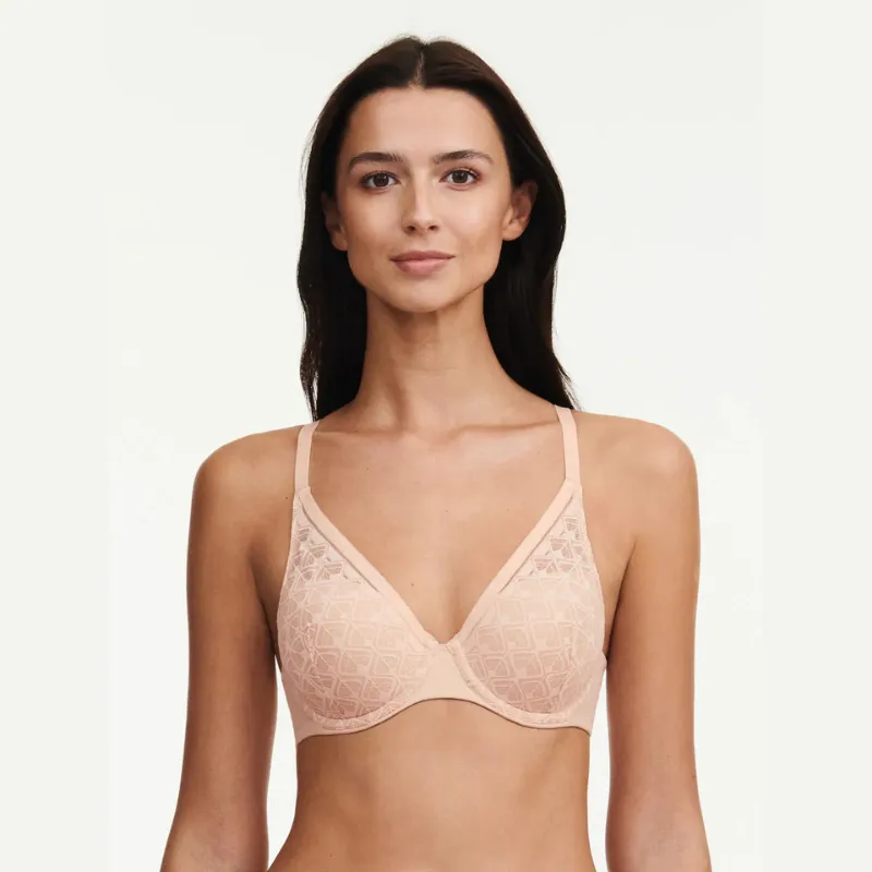 Chantelle Ace Moulded T Shirt Bra Nude Blush
