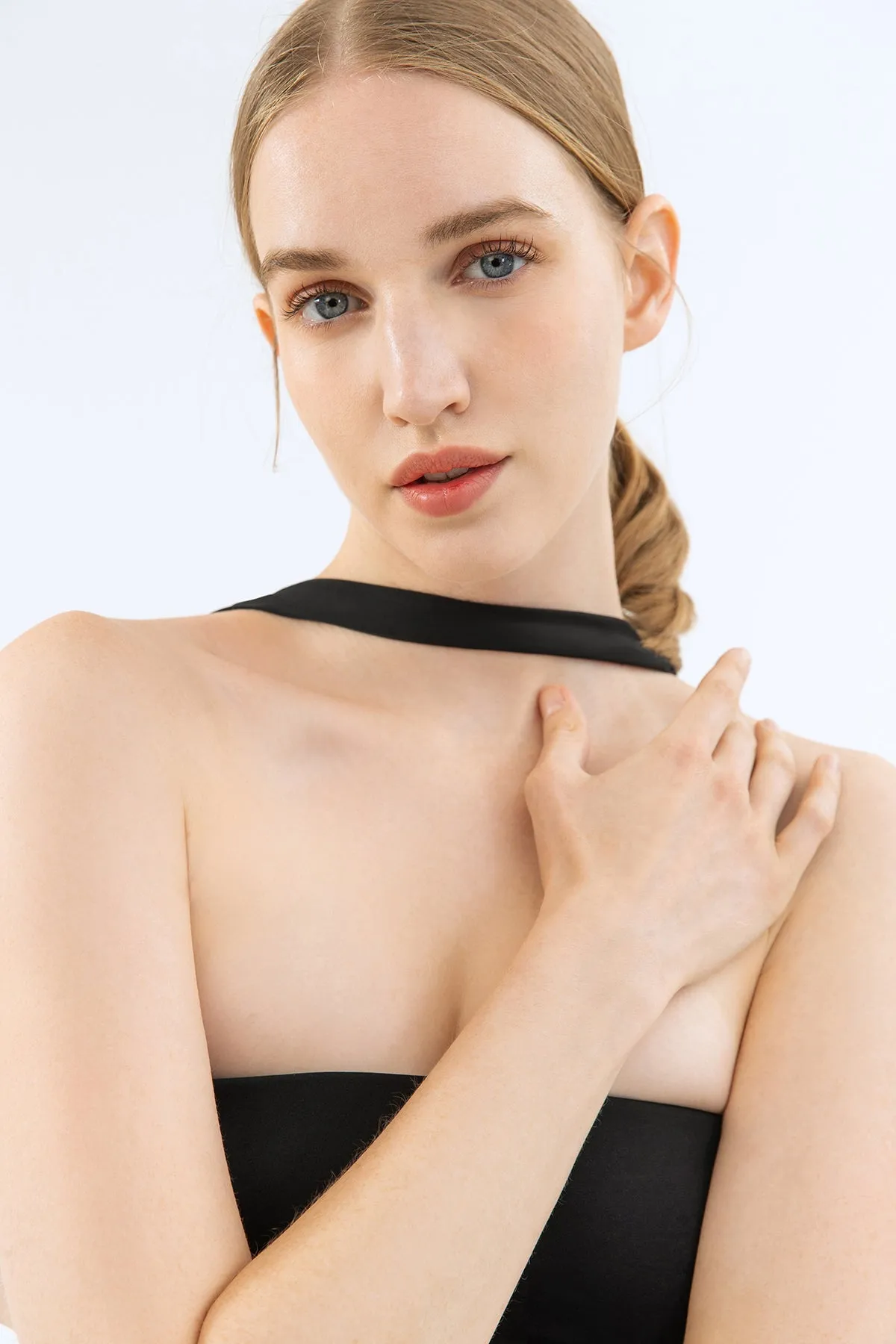Choker Tube Cami Sports Bra