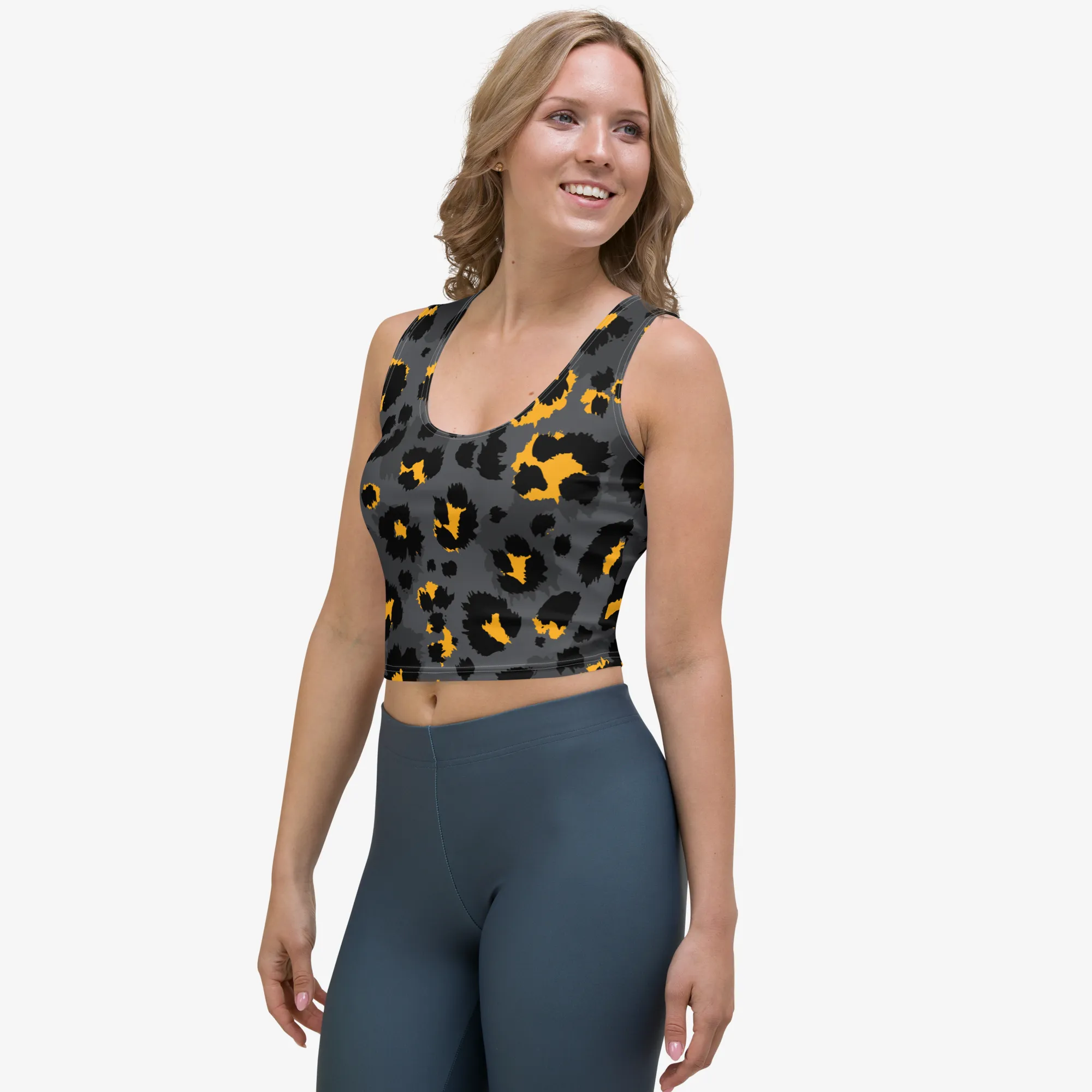 Crop Top "BeePard" Yellow/Black