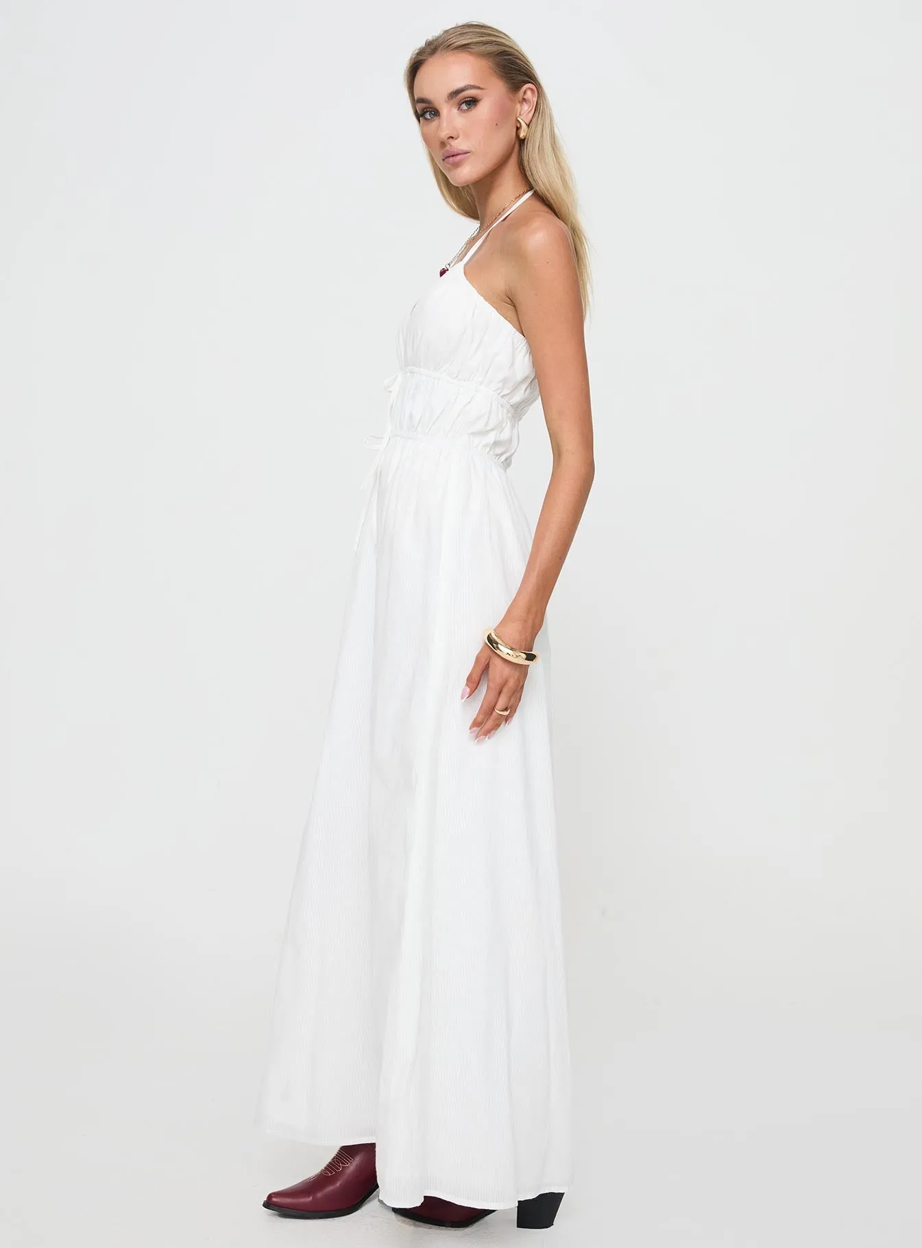 Dalston Maxi Dress White