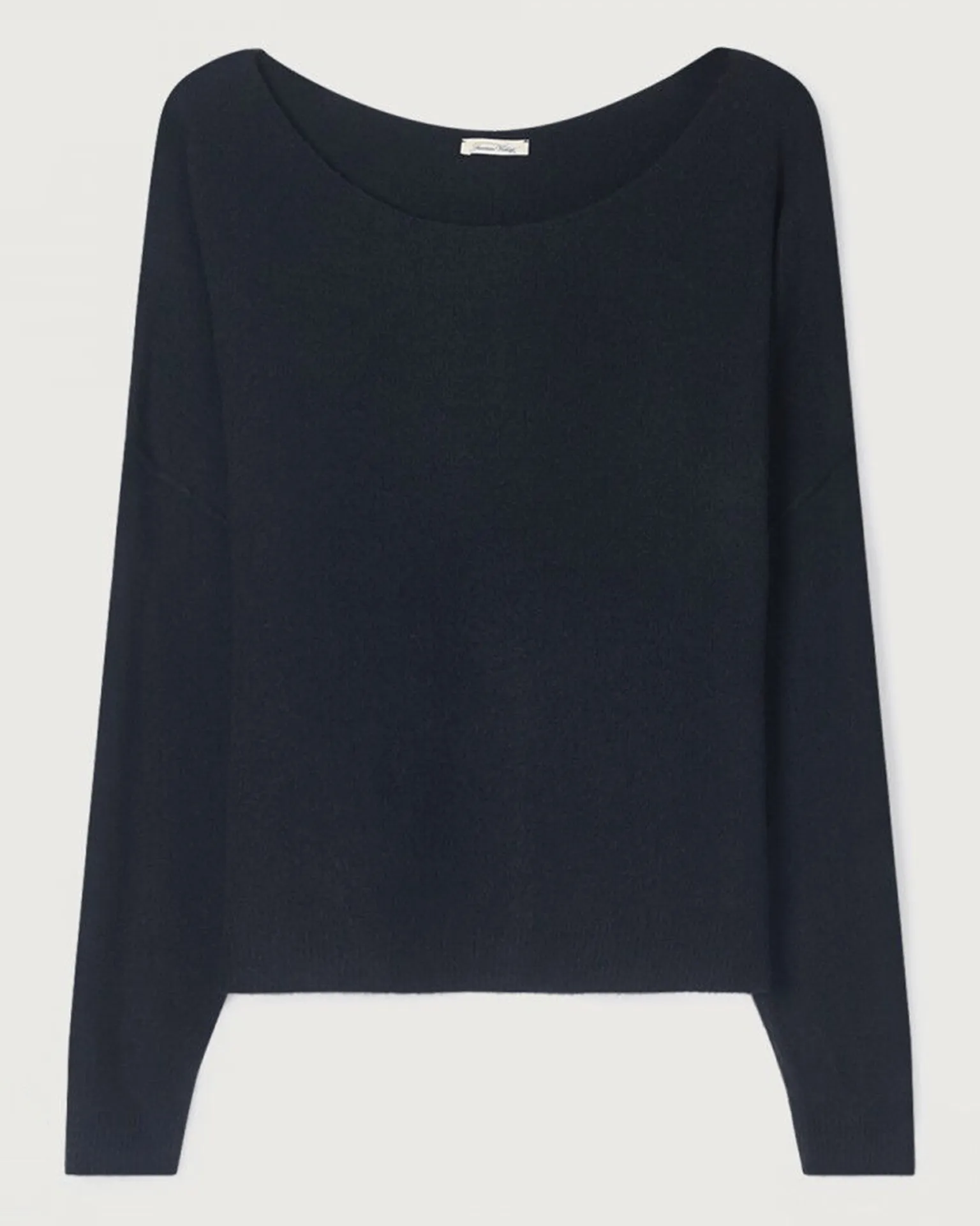 Damsville Boatneck Sweater in Noir