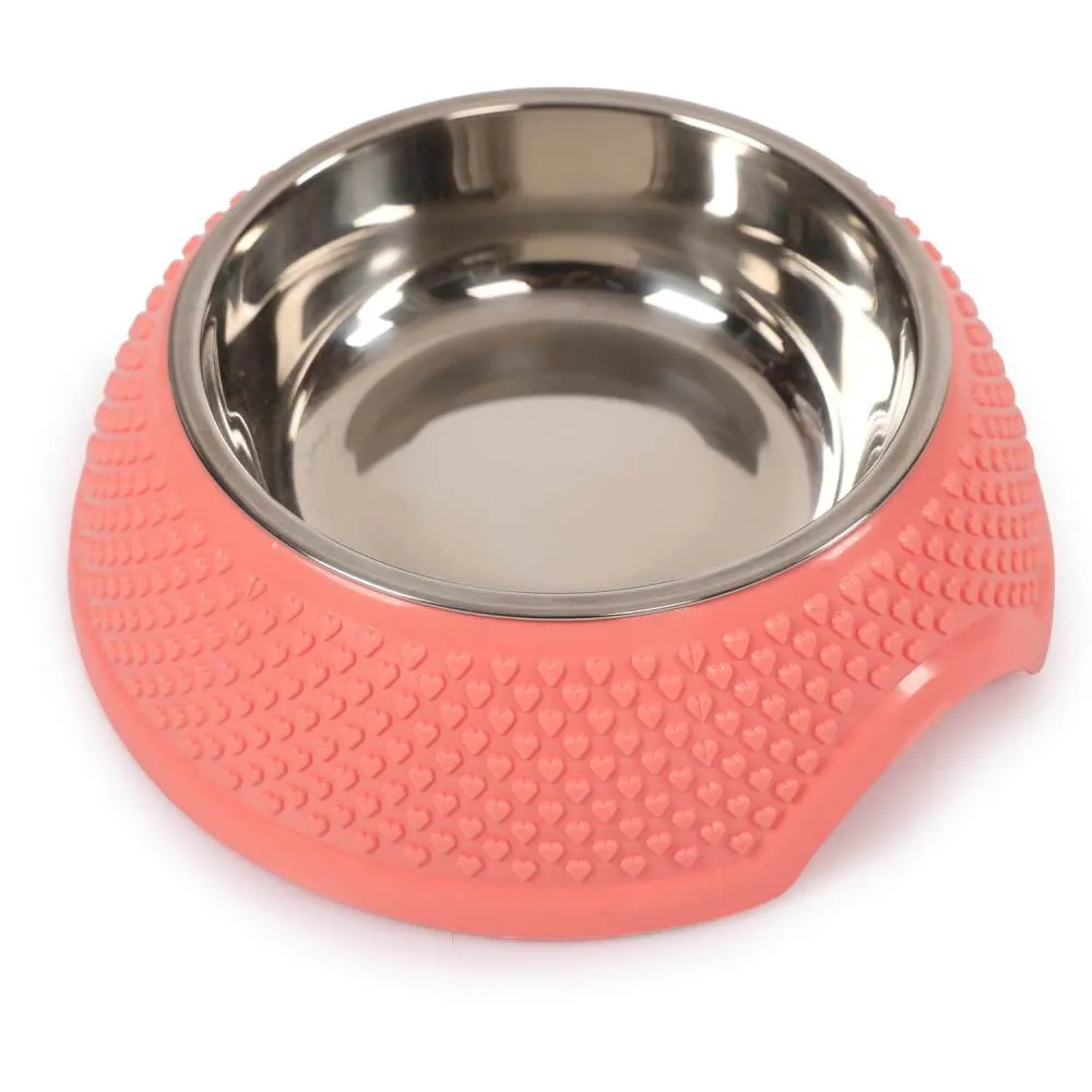Dear Pet Patterned Dog Bowl
