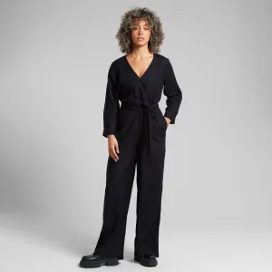 Farsta Wrap Jumpsuit - Black