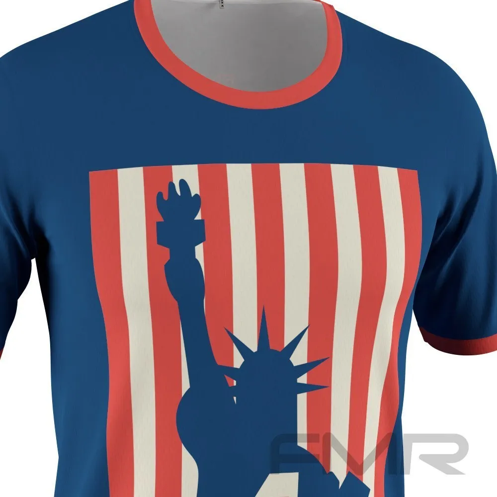 FMR Independence Day Men's Short Sleeve Running Shirt