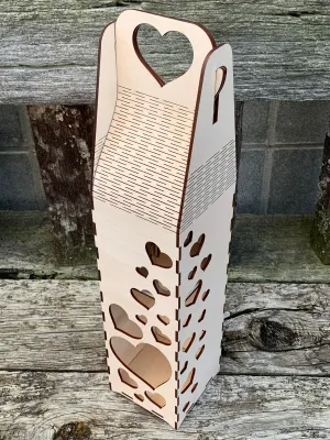 Hearts Bottle Gift Box -Standard