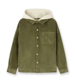 Hooded Overshirt Military