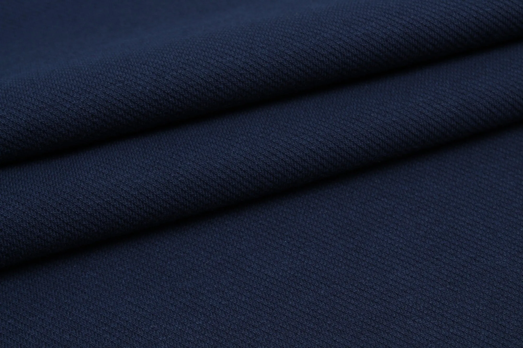 Knitted Cotton Twill - Blue