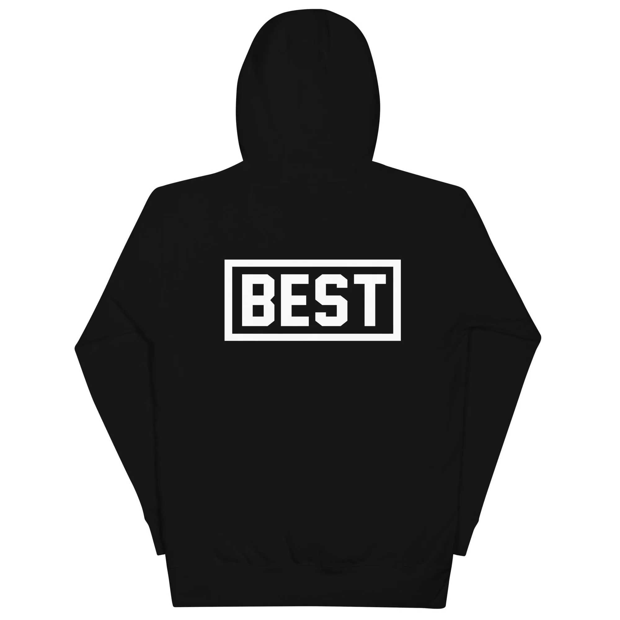 Letterman B HOME OF THE BEST Black Hoodie