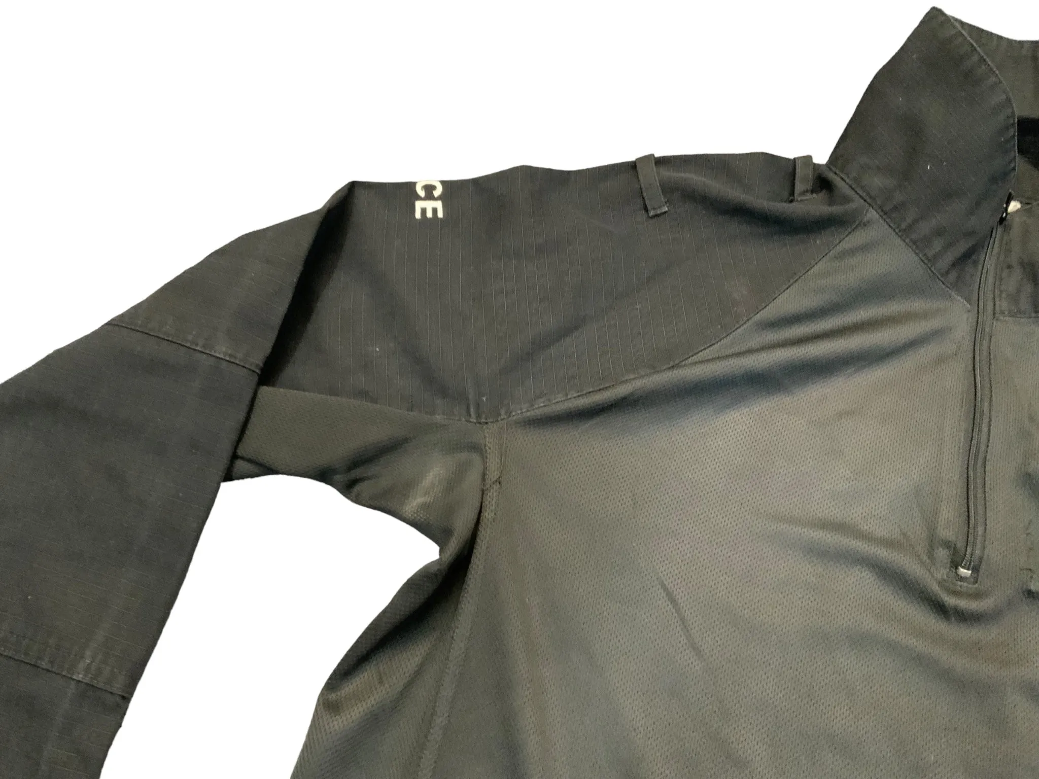 Male Black Police UBACS Wicking Top - Long Sleeve WKS19MB