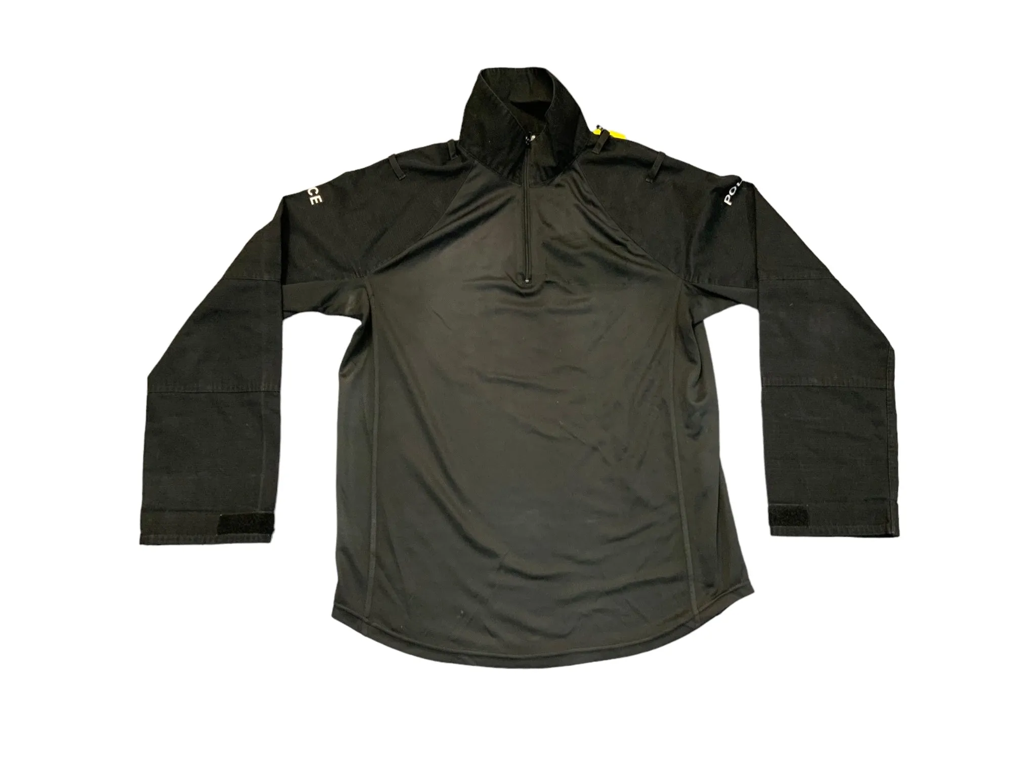 Male Black Police UBACS Wicking Top - Long Sleeve WKS19MB