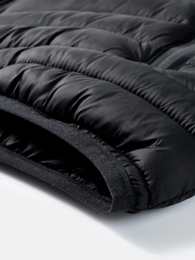 Men's Quilted Zip Front Padded Vest with Detachable Hood and Pockets - Casual Style
