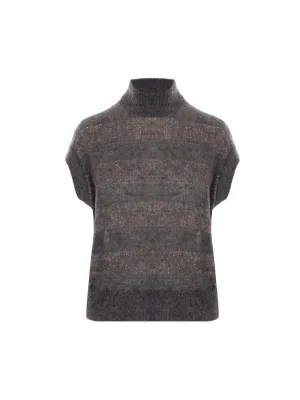 Mohair Sleeveless Sweater