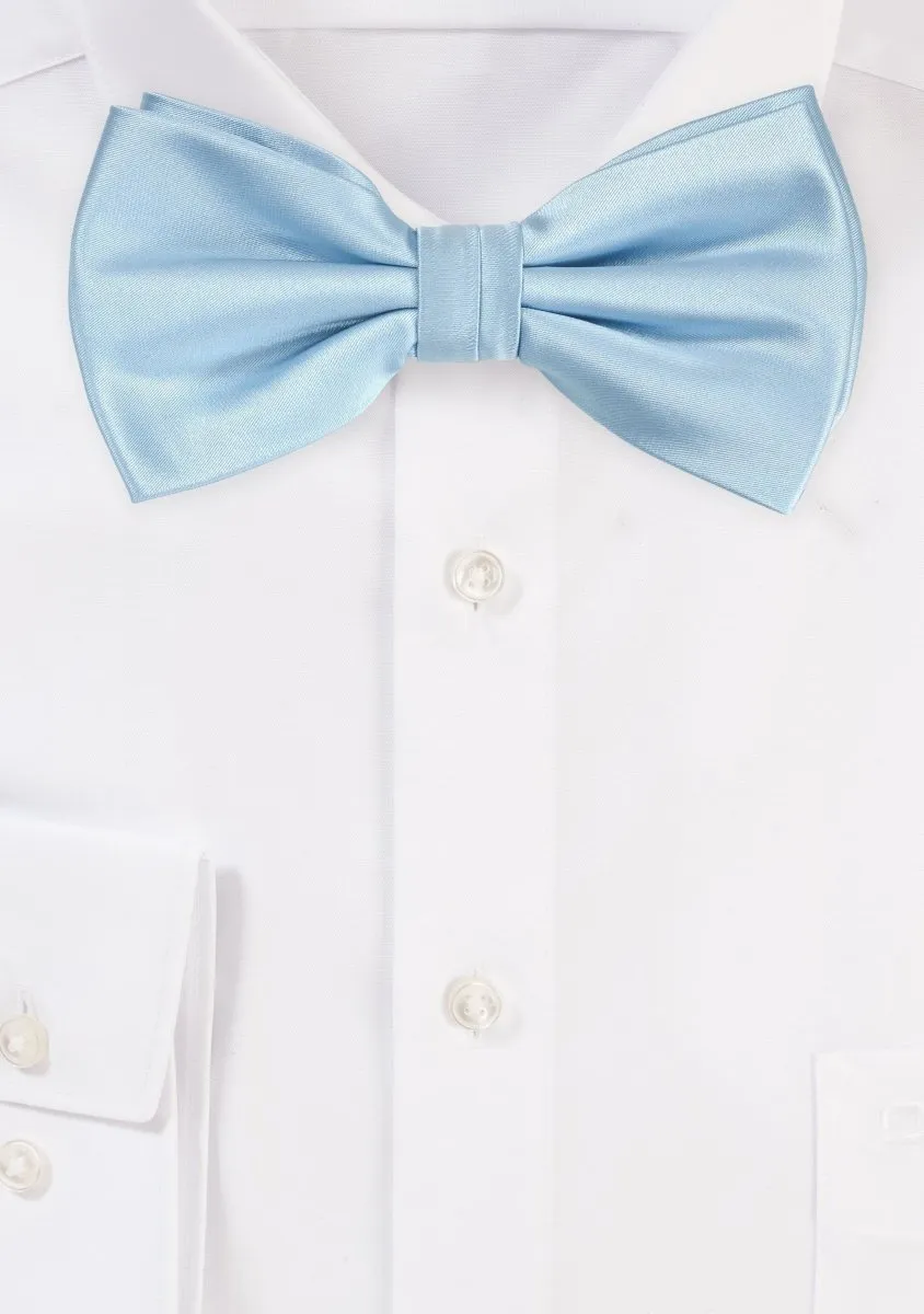 Powder Blue Solid Bowtie