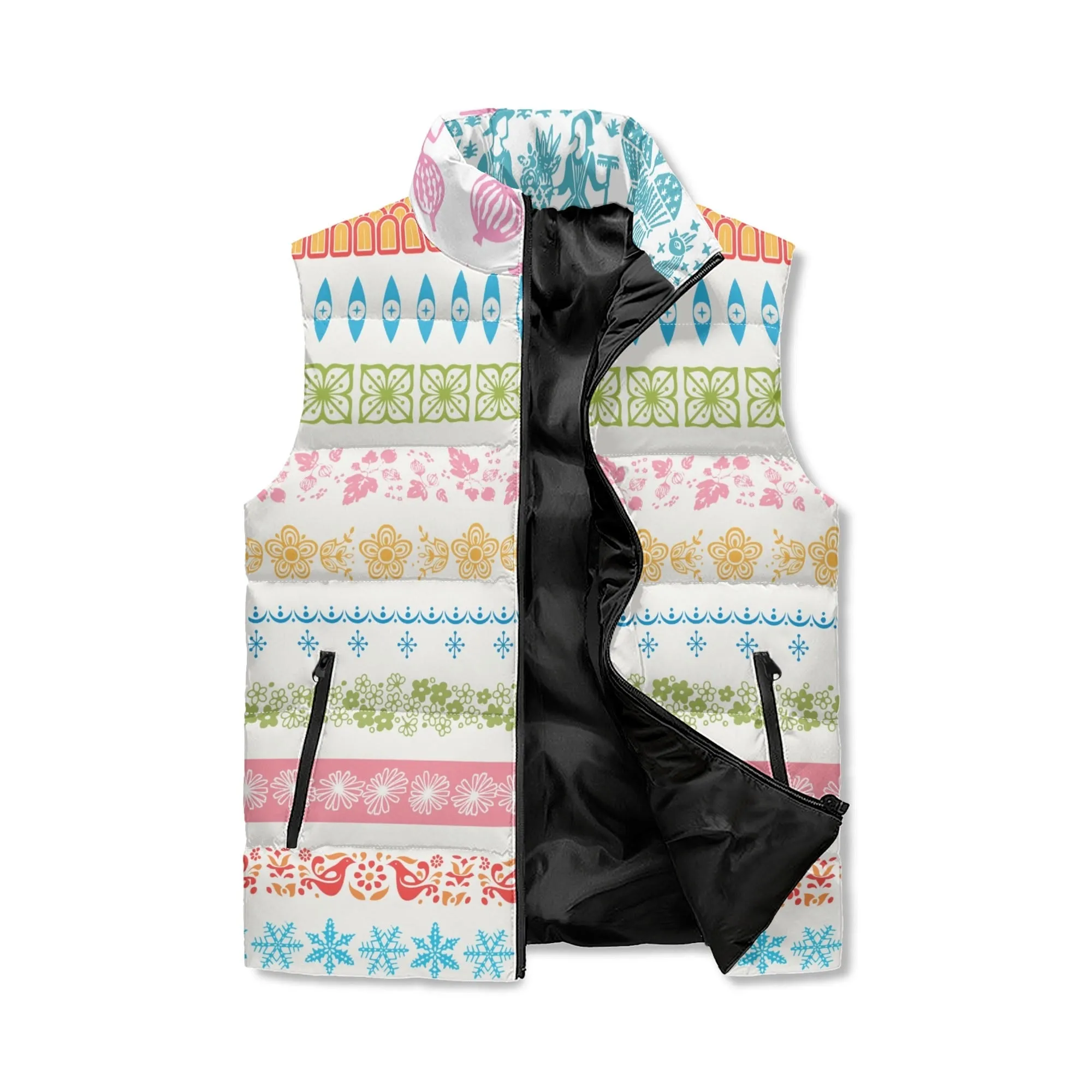 Pyrex Lover, Collector, Thrifter, Retro Puffer Vest