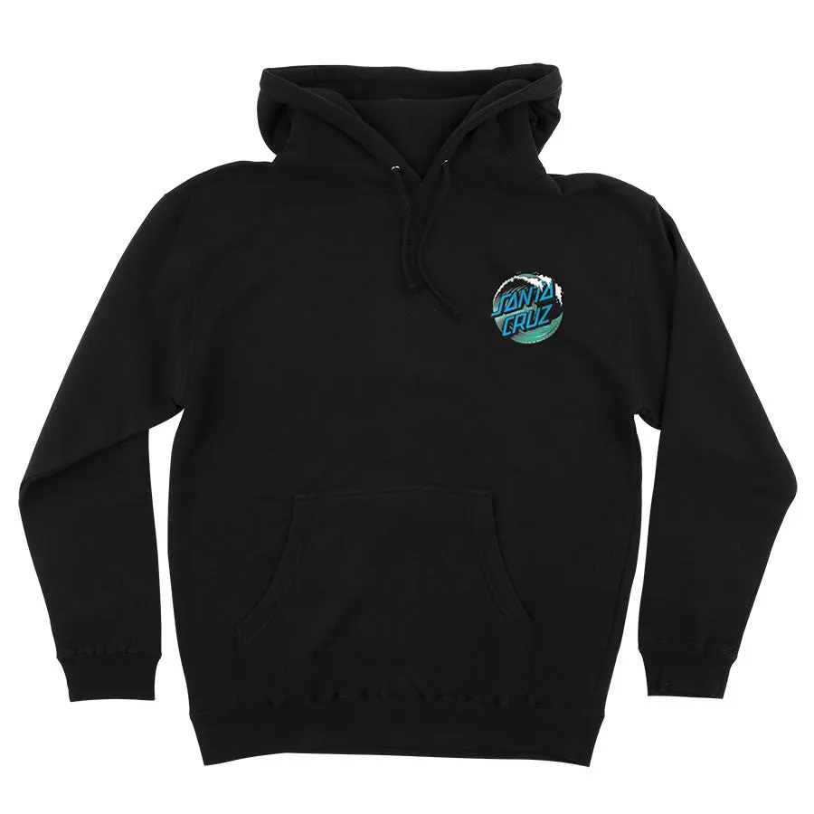 SANTA CRUZ WAVE DOT P/O HEAVYWEIGHT HOODED SWEATSHIRT
