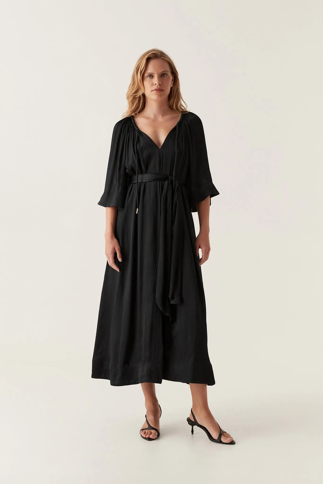 Seraphina Smock Midi Dress