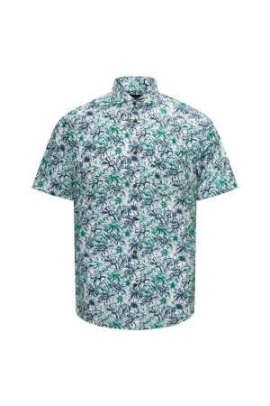 Soft Touch Stretch Colour Floral All Over Print Casual Shirt in Smart Fit