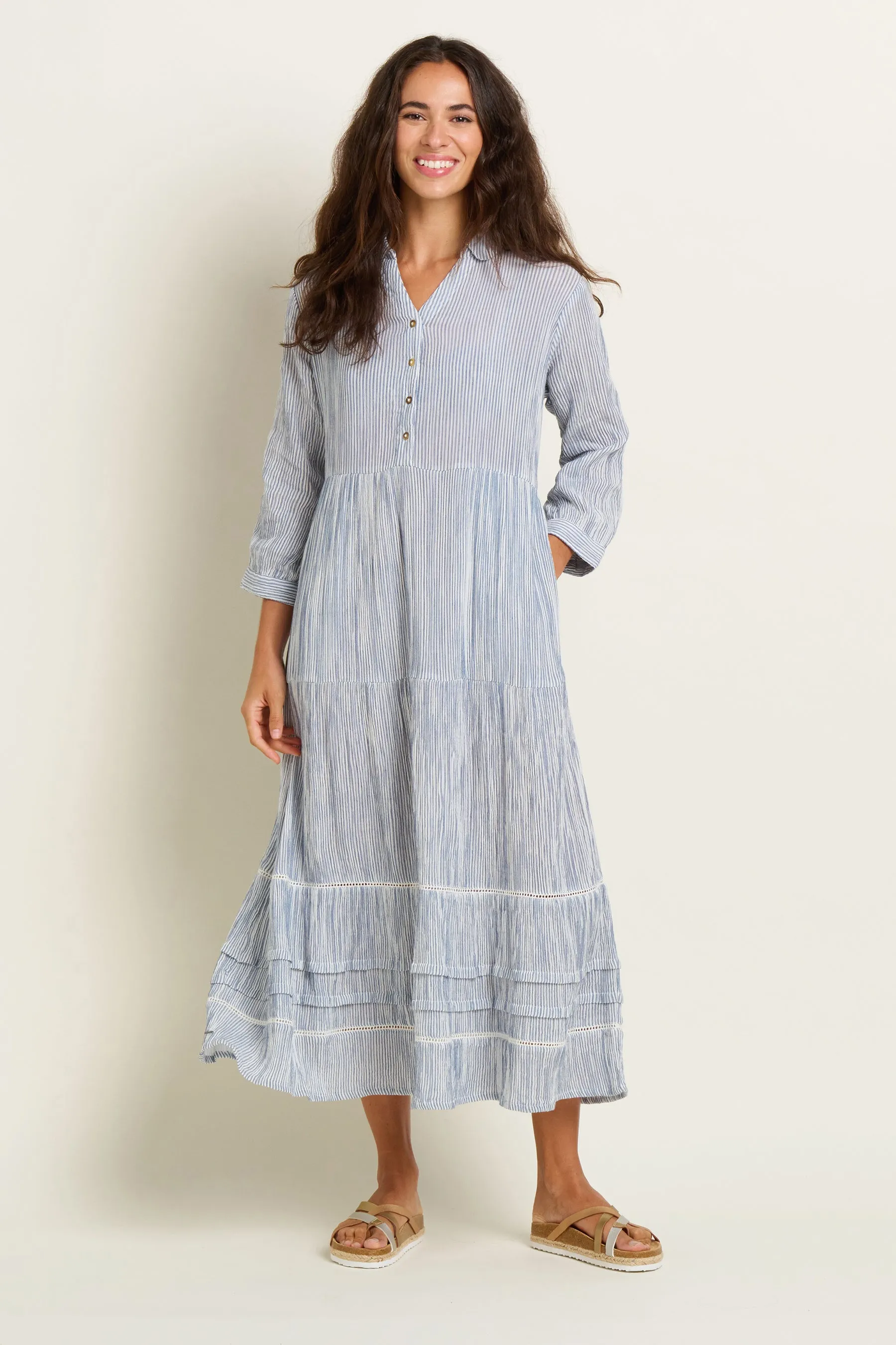 Stripe Erica Maxi Dress