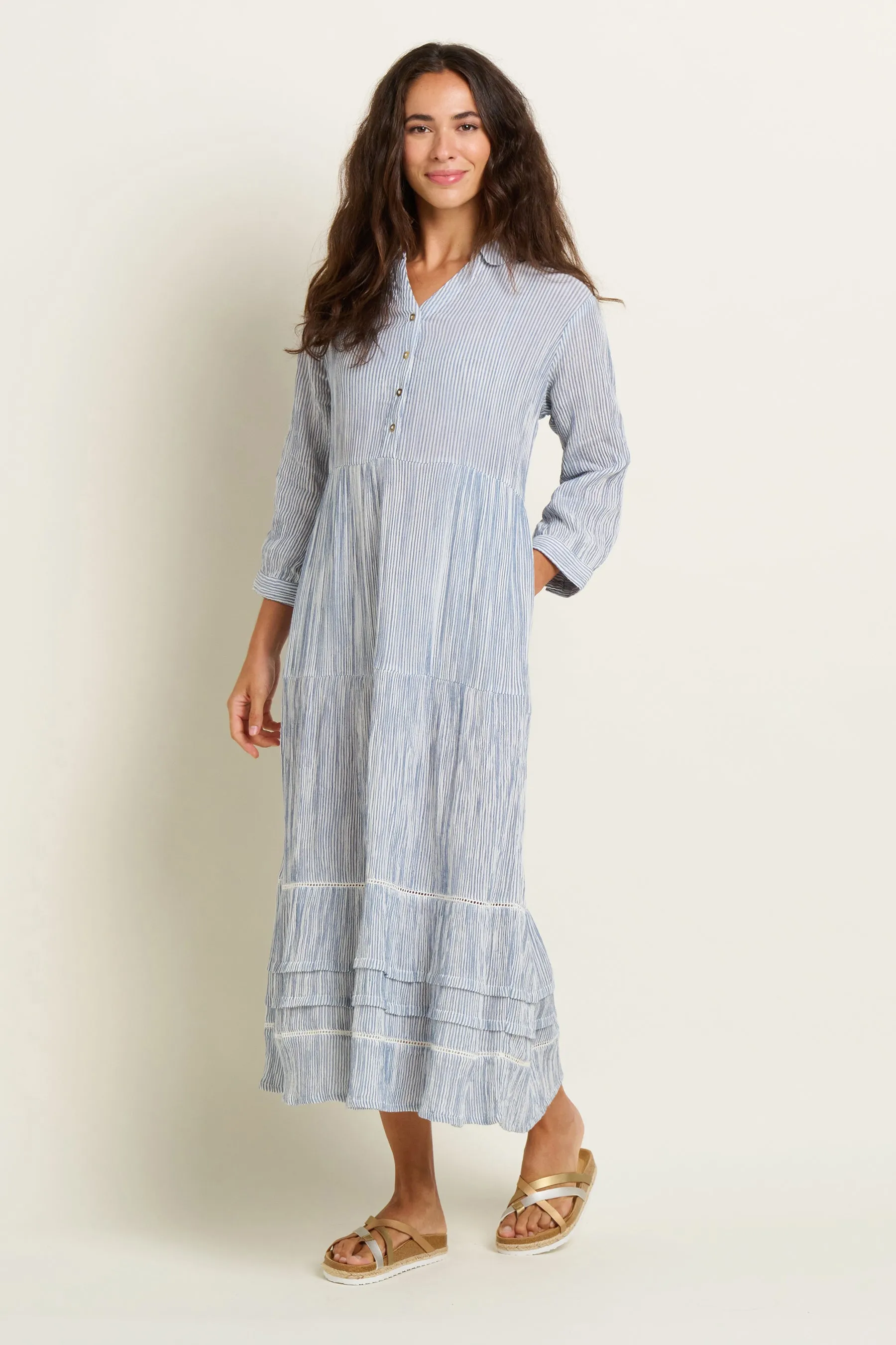 Stripe Erica Maxi Dress