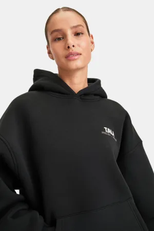 TALA WINTER SPORTS OVERSIZED HOODIE - VINTAGE BLACK