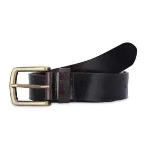 THE CLOWNFISH Men's Genuine Leather Belt with Textured Design- Burgundy (Size-40 inches)