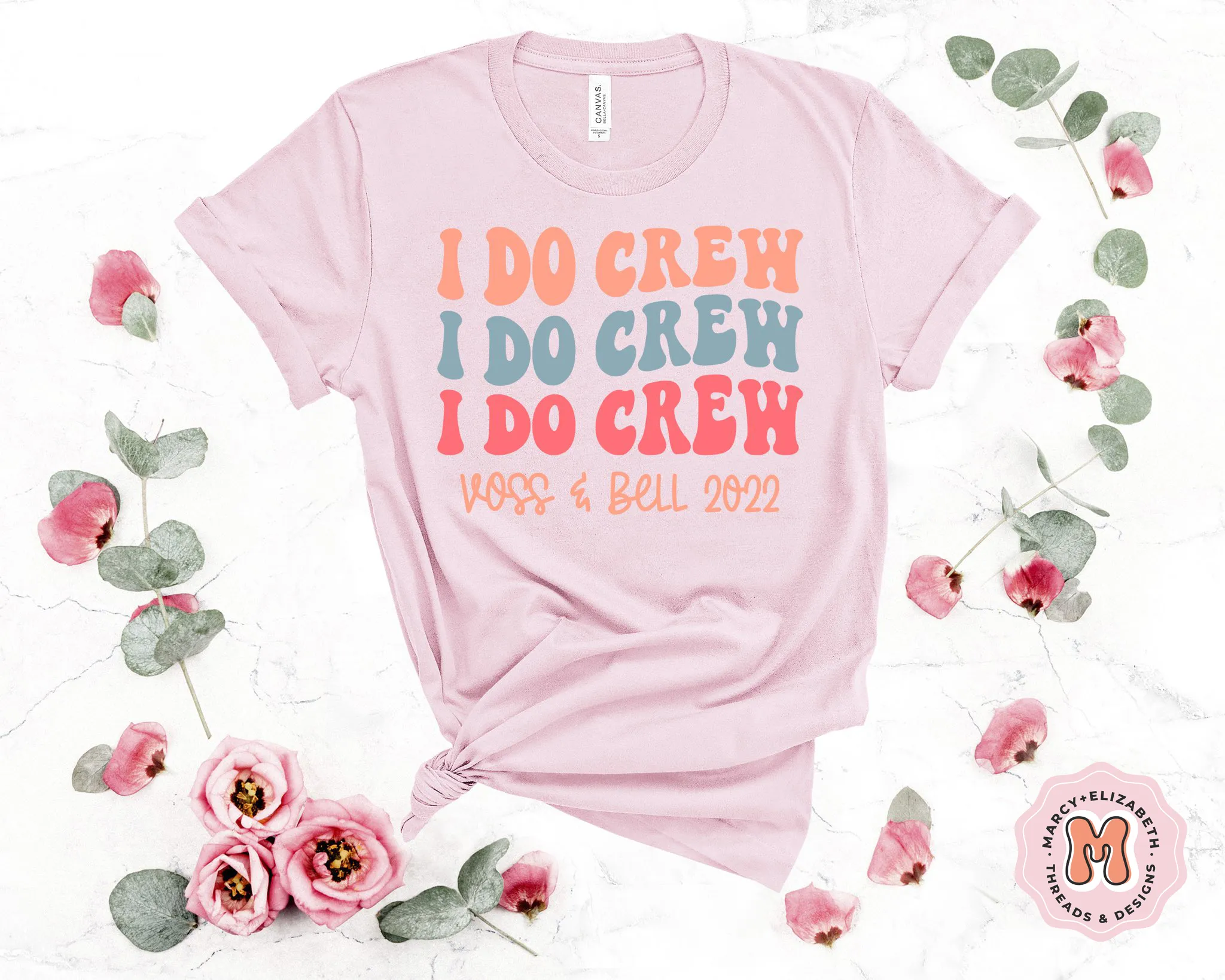 Voss & Bell Kitbell Wedding Crew adult shirt