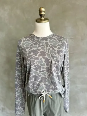 Womans Buxton Hagood Mallard Camo LS