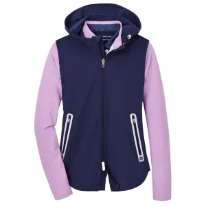 Womens Flex Adapt Full Zip Hooded Vest Navy - AW23