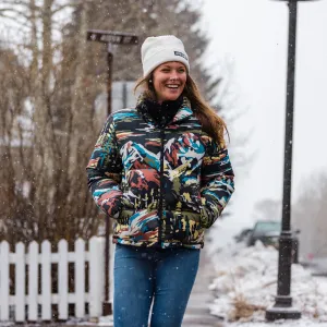 Womens Windom Jacket - Black Paint By Number (2022)