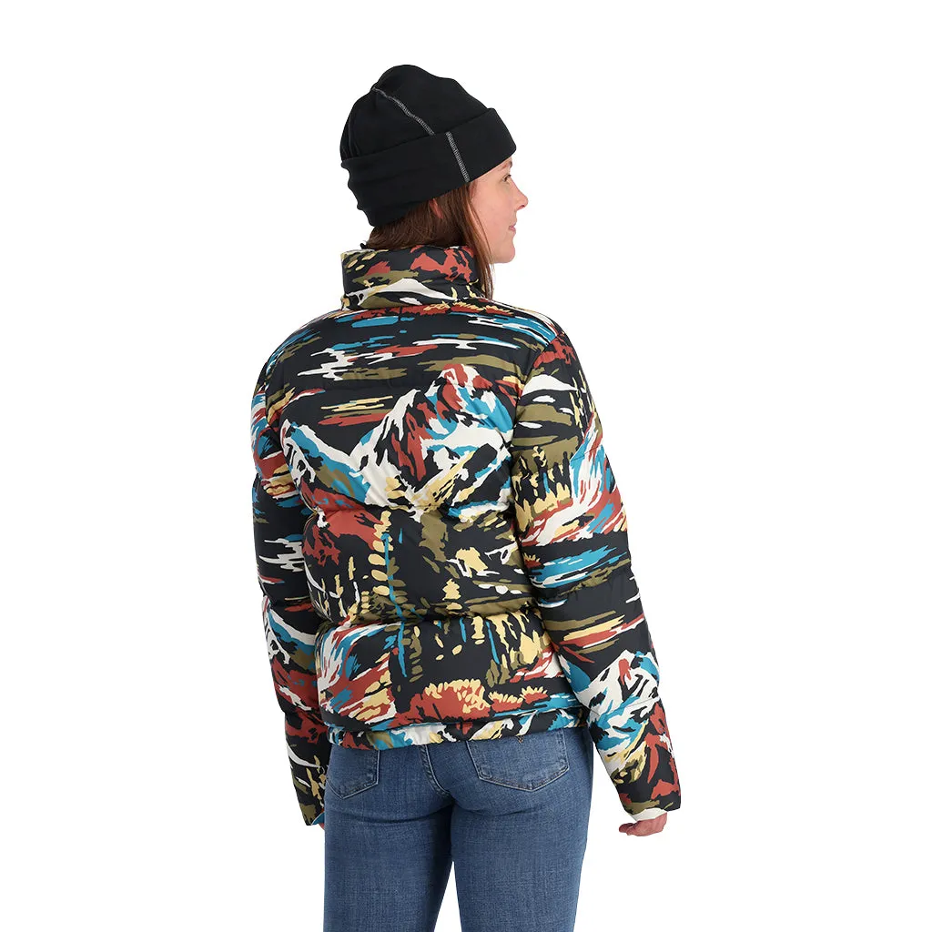Womens Windom Jacket - Black Paint By Number (2022)