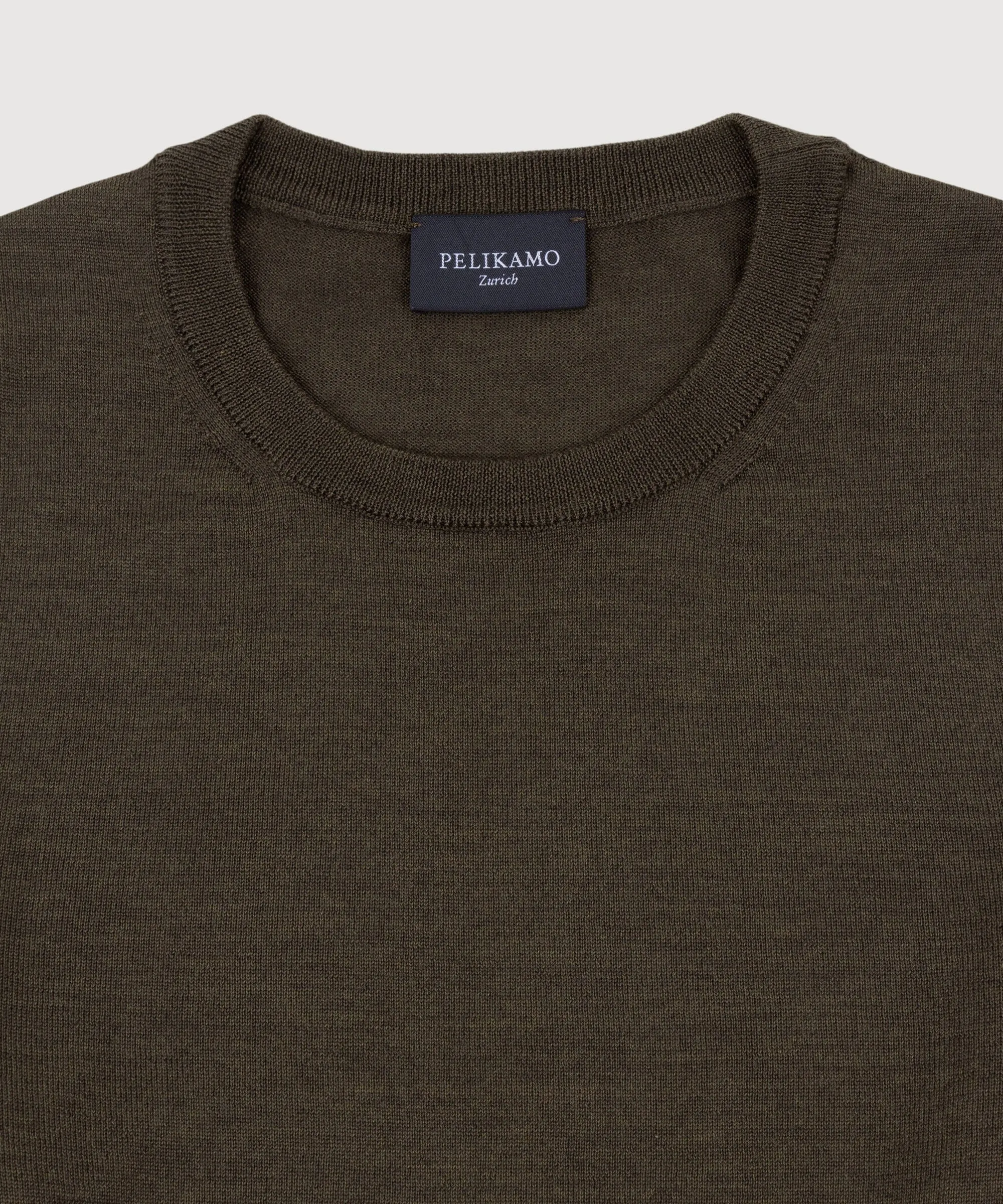 Wool Silk Roundneck Sweater