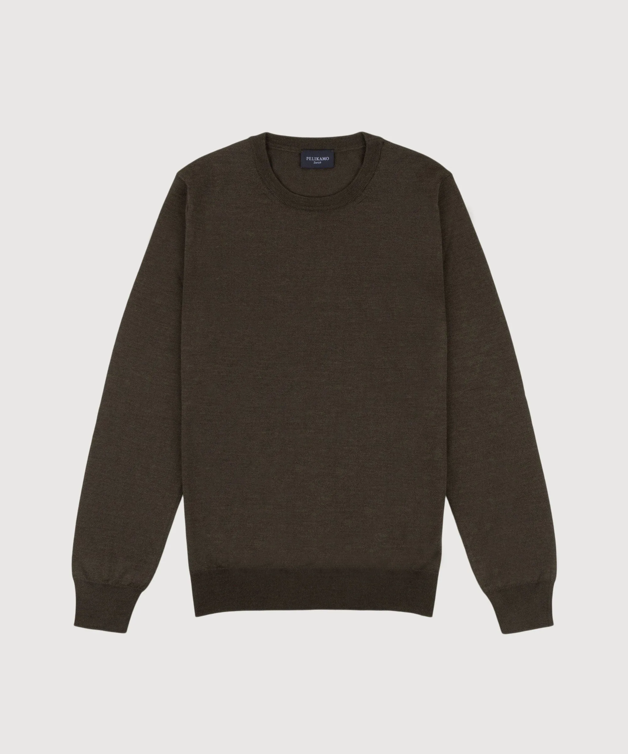 Wool Silk Roundneck Sweater